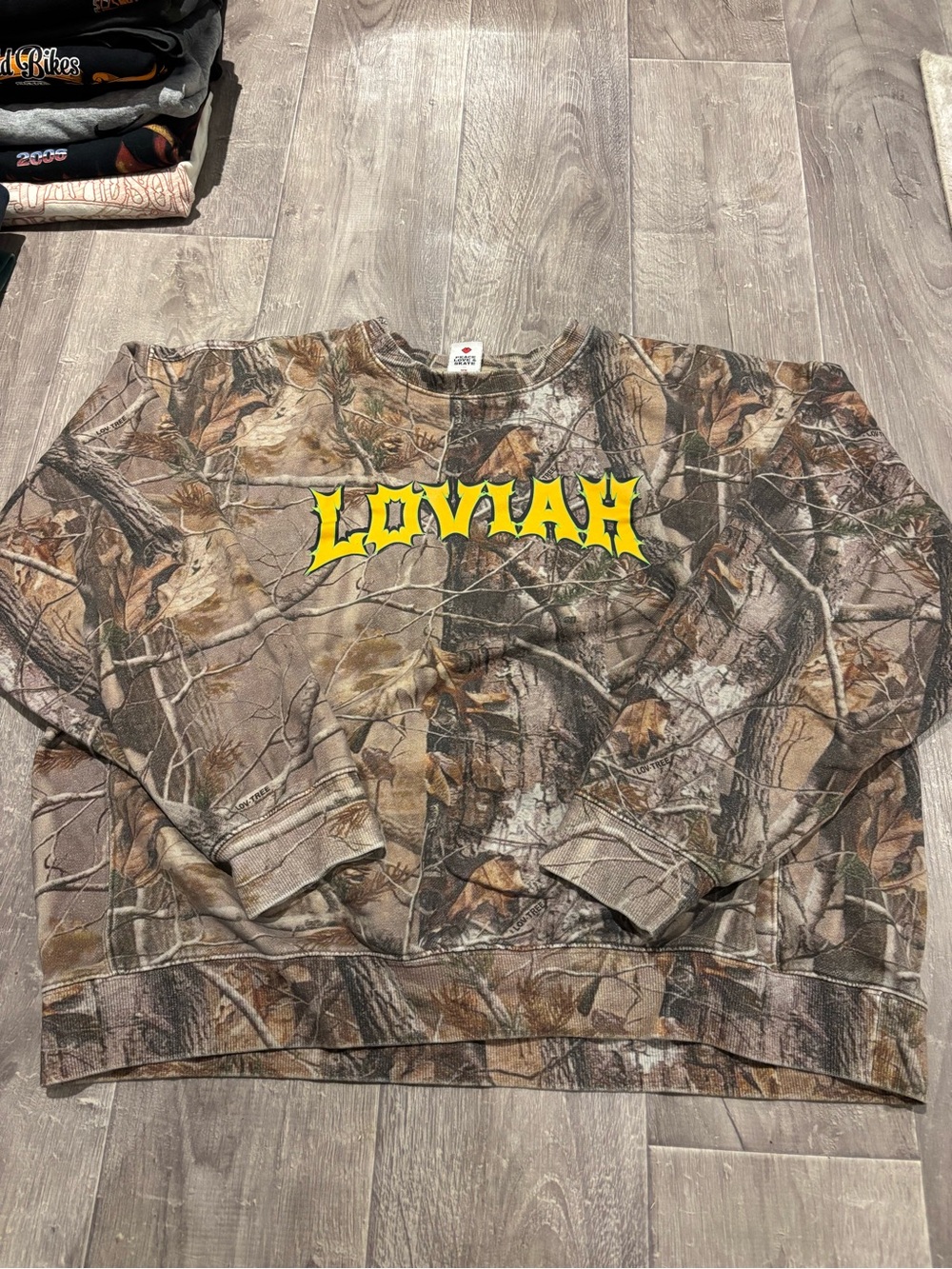 Camo Crewneck Sweatshirt - Brown/Green